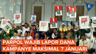 KPU Ingatkan Parpol untuk Lapor Dana Kampanye Maksimal 7 Januari 2024