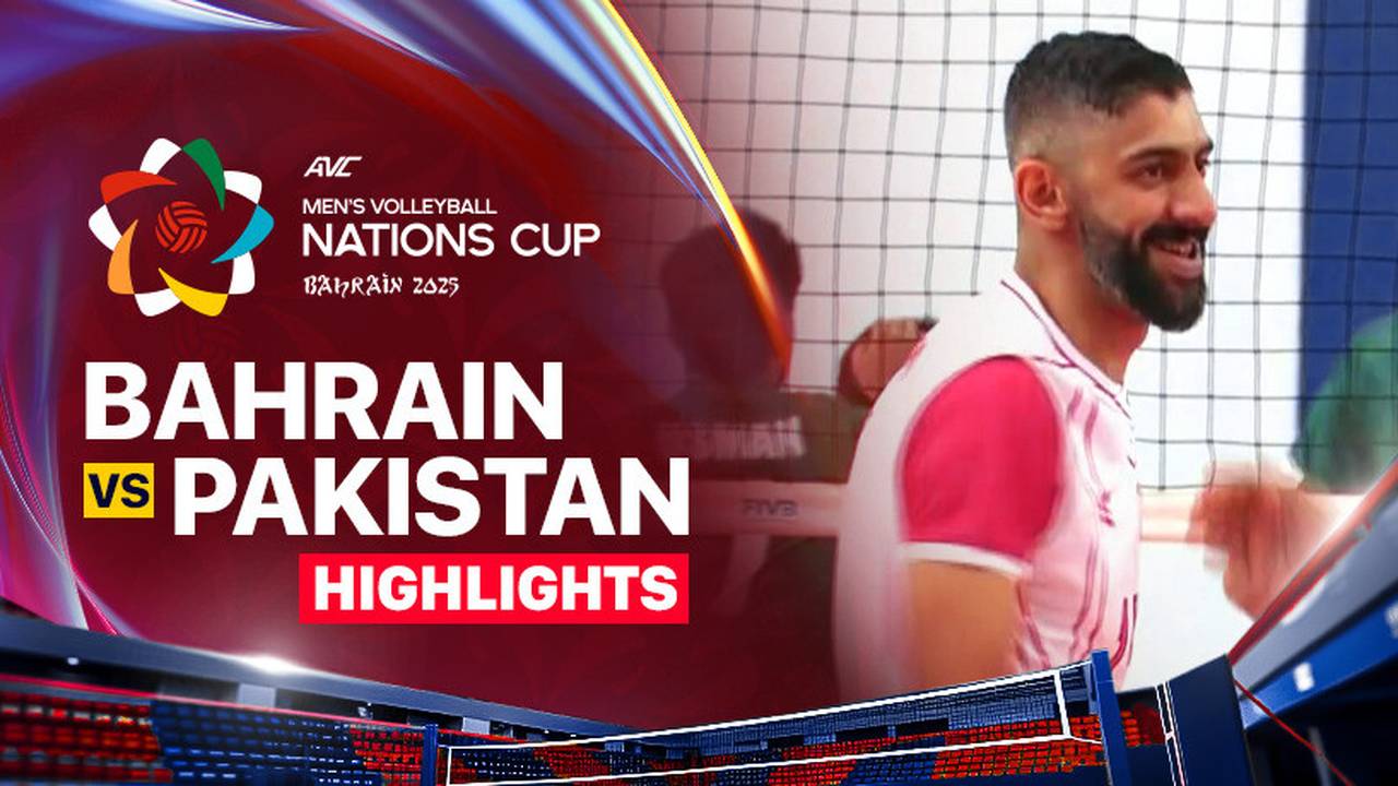Final 1-2: Bahrain vs Pakistan - Highlights | AVC Men's Volleyball ...