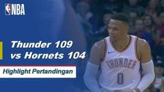 NBA I Cuplikan Pertandingan : Thunder 109 vs Hornets 104
