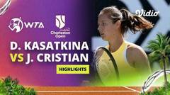 Quarterfinal: Daria Kasatkina vs Jaqueline Cristian - Highlights | WTA Credit One Charleston Open 2024