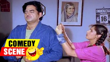 Dimple Kapadia & Shatrughan Sinha Funny | Comedy Scene | Ganga Tere Desh Mein | Dharmendra | HD