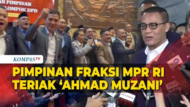 Disepakati jadi Ketua MPR RI, Pimpinan Fraksi Teriak Bareng Nama Ahmad Muzani