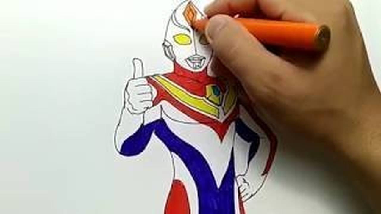 Cara Menggambar Ultraman Dyna Dengan Mudah Dan Cepat Vidio