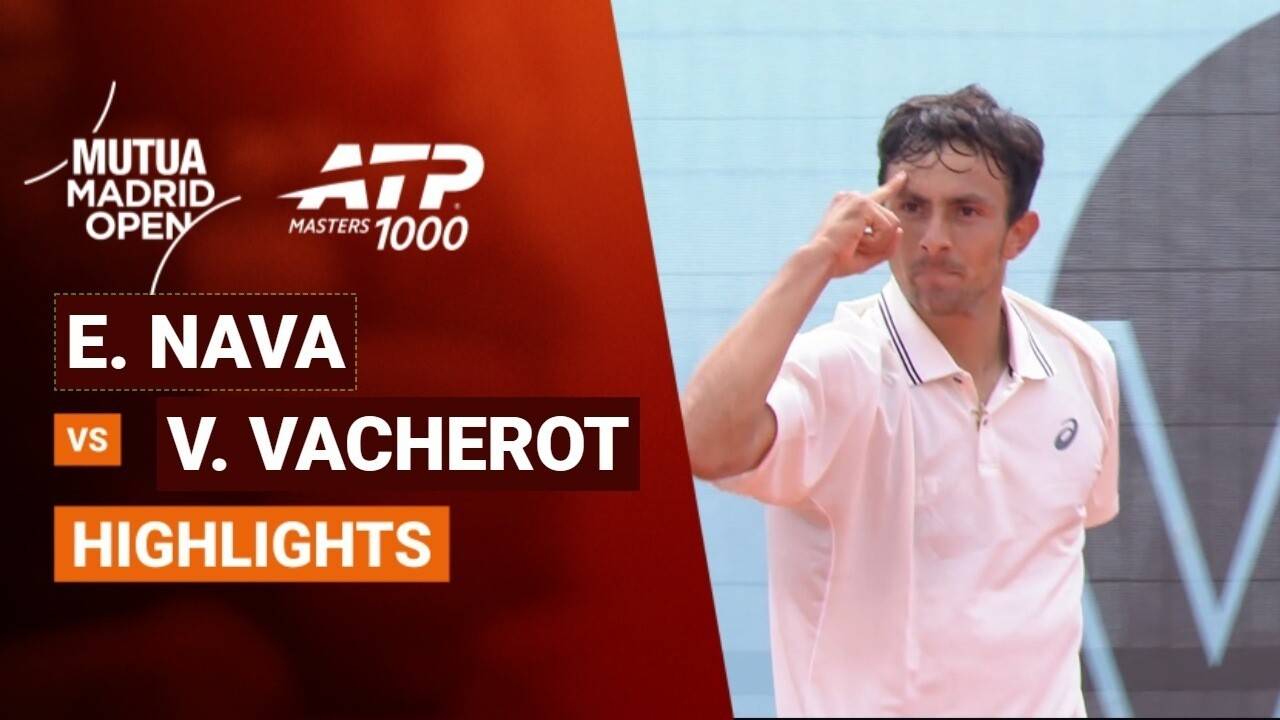 Emilio Nava vs Valentin Vacherot - Round 2 (Court 4) | ATP 1000: Mutua Madrid Open 2026