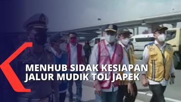 Menhub dan Kakorlantas Sidak Kesiapan Jalur Mudik Tol Jakarta-Cikampek