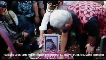 Ganjar Pranowo dan Sobat Ambyar Hadiri Pemakaman Didi Kempot