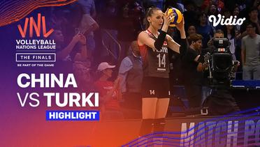 Match Highlights | Final: China vs Turki | Women's Volleyball Nations League 2023