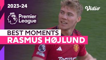 Aksi Rasmus Hojlund | Brighton vs Man United | Premier League 2023/24