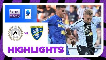 Udinese vs Frosinone - Highlights | Serie A 2023/2024
