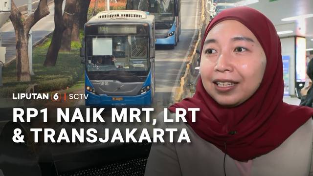 Hari Transportasi Nasional, Naik MRT, LRT, dan Transjakarta Cuma Rp1 | Liputan 6