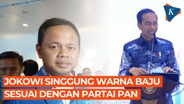 Baju Jokowi Bikin Gelak Tawa Saat Pidato di Bogor, Sindir Partai PAN