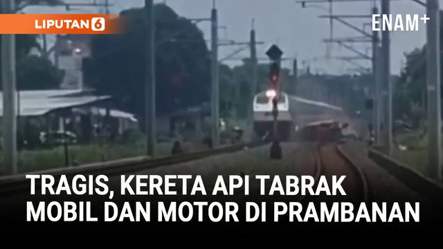 251104-KA Bangunkarta Tabrak Mobil dan Motor di Prambanan, Dua Orang Meninggal Dunia