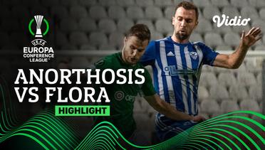 Highlight - Anorthosis vs Flora | UEFA Europa Conference League 2021/2022