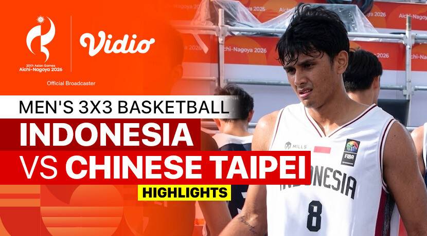 Indonesia vs Chinese Taipei - Men's 3x3 Basketball Pool C | 20th Asian Games Aichi-Nagoya 2026