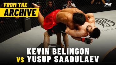 Kevin Belingon vs. Yusup Saadulaev | ONE Championship Full Fight | October 2012