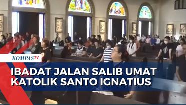 Ibadat Jalan Salib Umat Katolik Santo Ignatius Manado