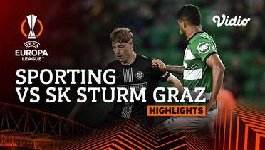 Sporting vs SK Sturm Graz - Highlights | UEFA Europa League 2023/24