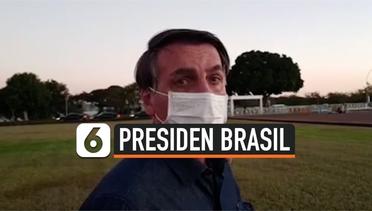 Presiden Brasil Jair Bolsonaro Kembali Positif Covid-19