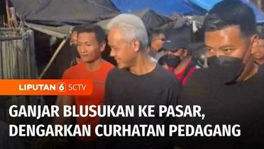 Capres Ganjar Lari Pagi sembari Blusukan ke Pasar Mendengar Keluhan Pedagang di Kupang | Liputan 6