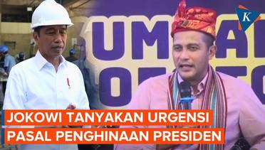Cerita Wamenkumham Dipanggil Jokowi Soal Pasal Penghinaan Presiden