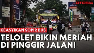 Momen Unik Bus Bikin Meriah, Mainkan Klakson Telolet Saat Berbelok di Jalan!