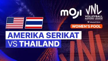 Amerika Serikat vs Thailand - Full Match| Women's Volleyball Nations League 2024