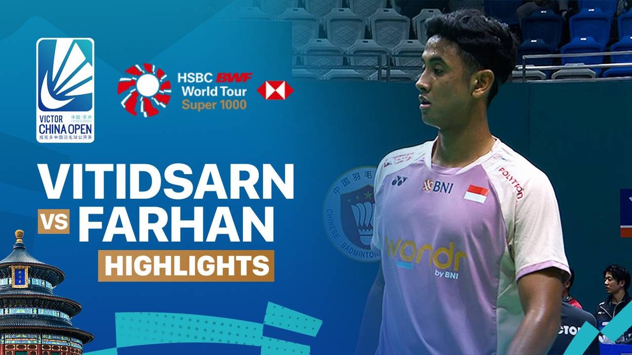 Kunlavut Vitidsarn (THA) vs Alwi Farhan (INA) - Highlight | Victor ...