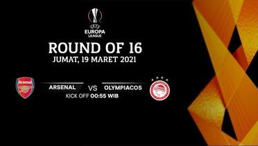 Arsenal vs Olympiacos - Round Of 16 I UEFA Europa League 2020/21