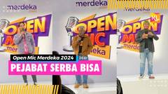 Open Mic Merdeka 2024, Para Pejabat Sukses Bikin Penonton Ngakak