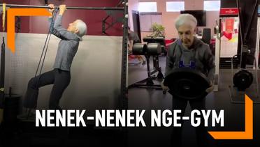 Nenek Usia 72 Tahun Ini Masih Kuat Nge-Gym