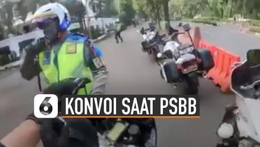 Viral Konvoi Motor Sport Terobos Penjagaan Polantas saat PSBB
