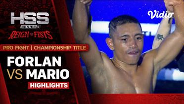Highlights - Forlan vs Mario | Pro Fight - DKI Jakarta Championship Title | HSS 5