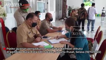 Pj Gubernur Heru Budi Hartono Buka Kembali Posko Layanan Pengaduan di Balai Kota