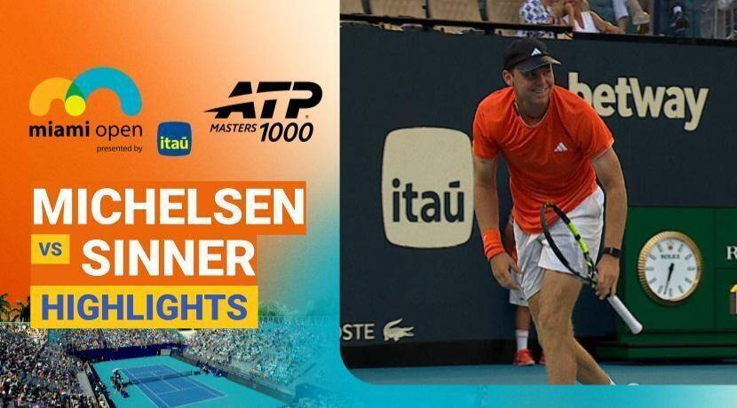 Alex Michelsen vs Jannik Sinner - Round of 16 | ATP 1000: Miami Open Presented by Itau 2026