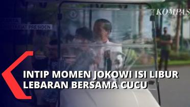 Momen Jokowi Habiskan Libur Lebaran Bersama Cucu-Cucunya Sambil Sapa Warga Yogyakarta