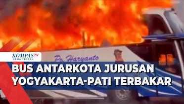 Bus Antarkota Jurusan Yogyakarta-Pati Terbakar