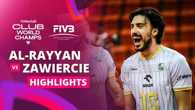 Al-Rayyan Sports Club vs Aluron CMC Warta Zawiercie - Highlight | FIVB Men's Volleyball Club World Championship 2025