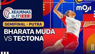 Semifinal Putra: Bharata Muda vs Tectona - Kejurnas Bola Voli Antarklub U-17 - 25 November 2023