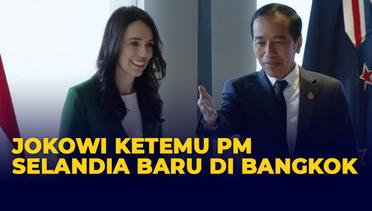 Presiden Jokowi Ketemu PM Selandia Baru Jacinda Ardern di Bangkok, Bahas Apa?