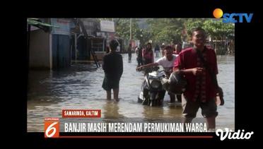 Banjir Masih Merendam Permukiman di Samarinda, Warga Beraktivitas Tanpa Perahu Karet - Liputan 6 Terkini