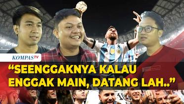 Tak Masalah Messi Tak Datang, Ini Ragam Tanggapan Warga Jelang Indonesia VS Argentina