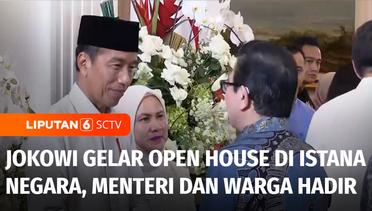 Presiden Jokowi Gelar Open House di Istana Negara, Menteri dan Warga Turut Hadir | Liputan 6