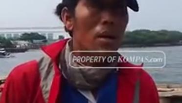 Nelayan Mengeluh Pembersihan Pantai Sukaraja Lampung Percuma