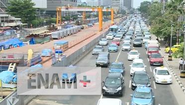 ENAM PLUS: Mengintip Suasana Pembangunan Jalur MRT di Area Transisi