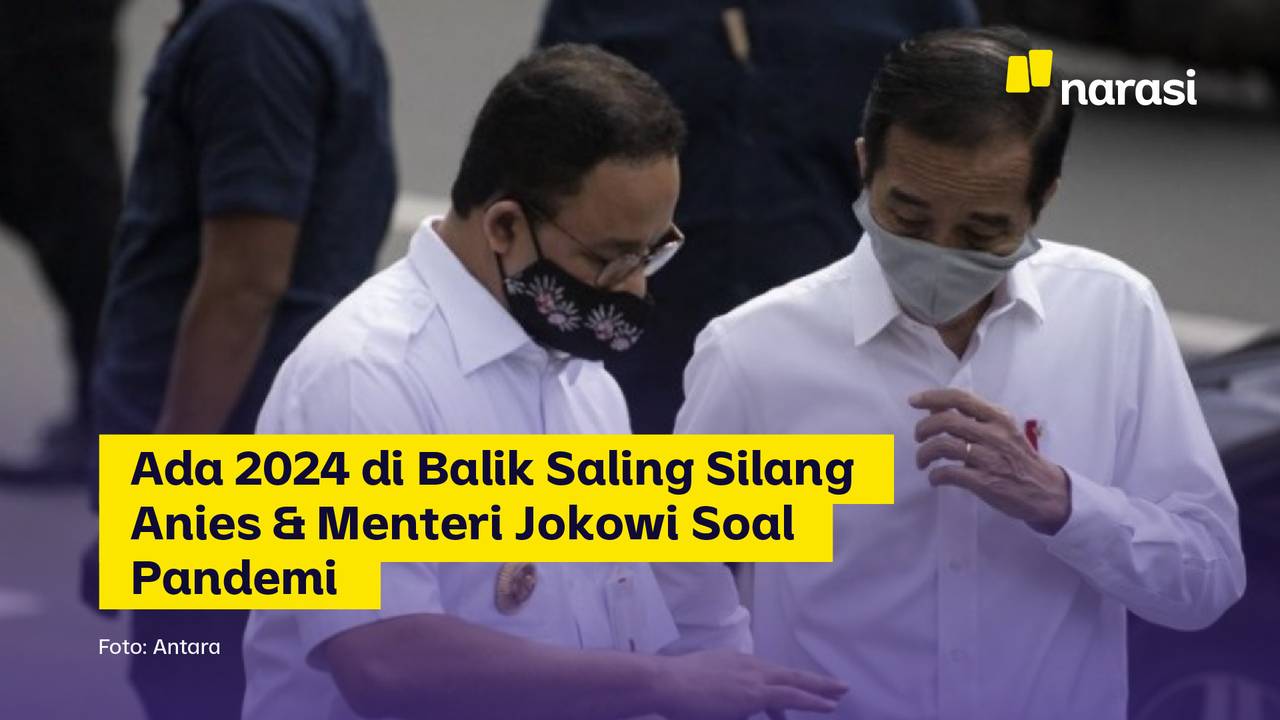 Ada 2024 di Balik Saling Silang Anies dan Menteri Jokowi soal Pandemi