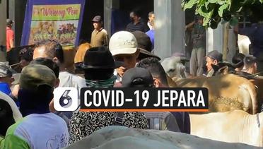 Jepara Zona Merah Covid-19, Pasar Dipenuhi Warga tanpa Masker