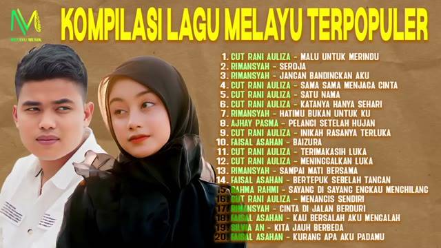 Kompilasi Lagu Melayu Terpopuler - CUT RANI AULIZA, RIMANSYAH, AJHAY PASMA