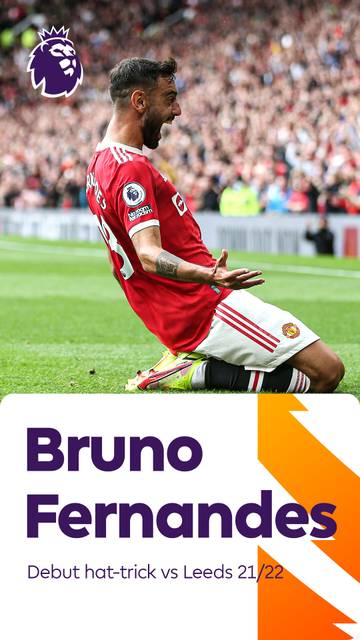 Momen hattrick Bruno Fernandes melawan Leeds di pekan pembuka 2021/22 | Premier League 2025/26