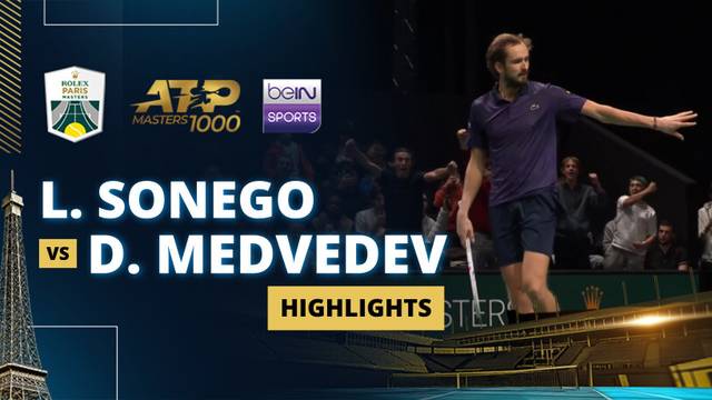 L. Sonego vs D. Medvedev - Highlight | ATP 1000: Rolex Paris Masters 2025