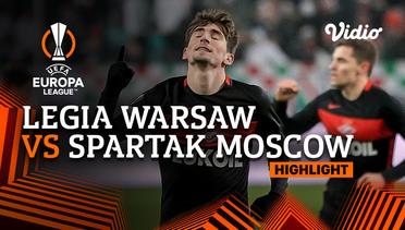 Highlight - Legia Warsaw vs Spartak Moscow | UEFA Europa League 2021/2022